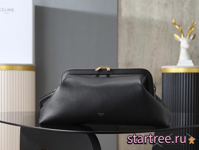 CELINE DOCTOR'S POUCH IN SUPPLE NATURAL CALFSKIN BLACK-35 x 18 x 18 CM - 1