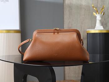 CELINE DOCTOR'S POUCH IN SUPPLE NATURAL CALFSKIN TAN-35 x 18 x 18 CM