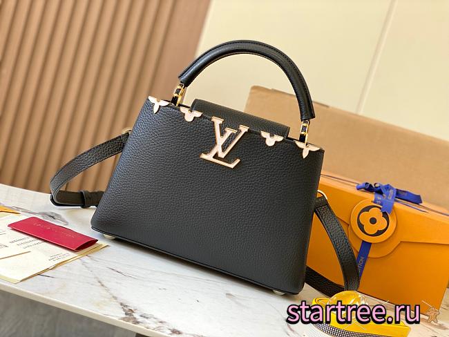 Louis Vuitton PM Capucines Black M23331-27cm - 1
