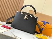 Louis Vuitton PM Capucines Black M23331-27cm - 1