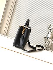 Louis Vuitton PM Capucines Black M23331-27cm - 4