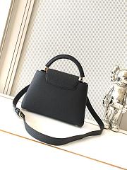 Louis Vuitton PM Capucines Black M23331-27cm - 5