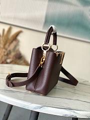 Louis Vuitton PM Capucines Dark Brown M24583-27cm - 5