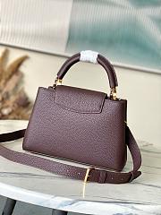 Louis Vuitton PM Capucines Dark Brown M24583-27cm - 4