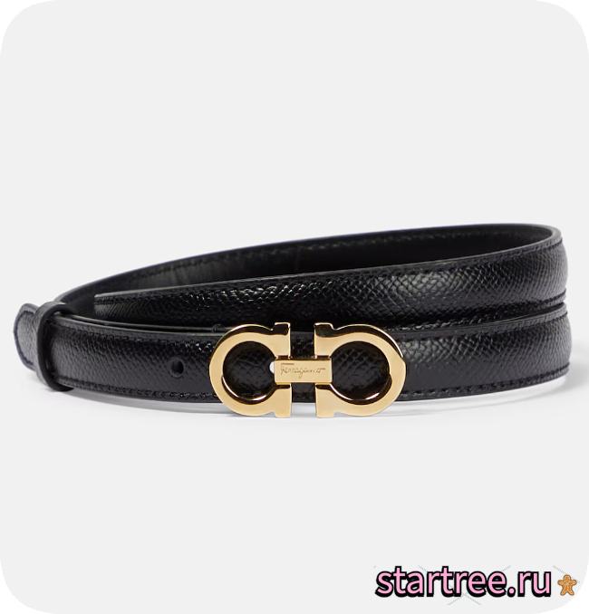 Ferragamo Gancini leather belt - 1