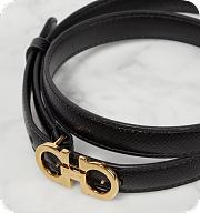 Ferragamo Gancini leather belt - 2