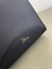 Dior Small Médaillon Bucket Bag Black Grained Calfskin-19 x 18 x 12.5 cm - 5