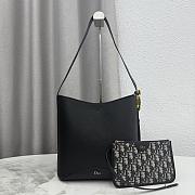 Dior Medium Médaillon Bucket Bag Black Grained Calfskin-26.5 x 26 x 15 cm  - 1