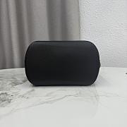 Dior Medium Médaillon Bucket Bag Black Grained Calfskin-26.5 x 26 x 15 cm  - 4