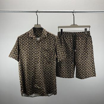 Louis Vuitton Shirt and shorts Set For Men