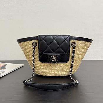 Chanel 26C woven bag-18*41*13cm
