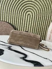 Chanel 26A Bowling Bag Suede-11*23*12.5cm - 5