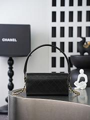 Chanel 26A Bowling Bag Black-11*23*12.5cm - 5