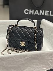 Chanel Mini Flap Bag with Top Handle-20*14*7cm - 1