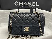 Chanel Mini Flap Bag with Top Handle-20*14*7cm - 2