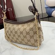 Gucci Gossip small shoulder bag Beige GG canvas-21cm x 11.5cm x 3cm - 2
