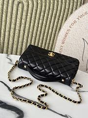 Chanel 25P Kelly Bag Black With Handle- 16*25*7CM - 4