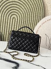 Chanel 25P Kelly Bag Black With Handle- 16*25*7CM - 2