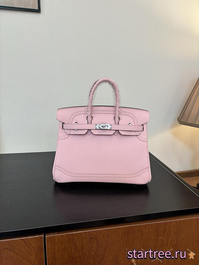 Hermes Birkin 25 Pink Swift - 1