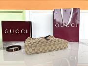 Gucci Jackie 1961 medium shoulder bag sand and brown-31.5*22*4.5cm - 4