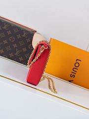 Louis vuitton pochette CohotBag felicie red M63700-21cm - 3