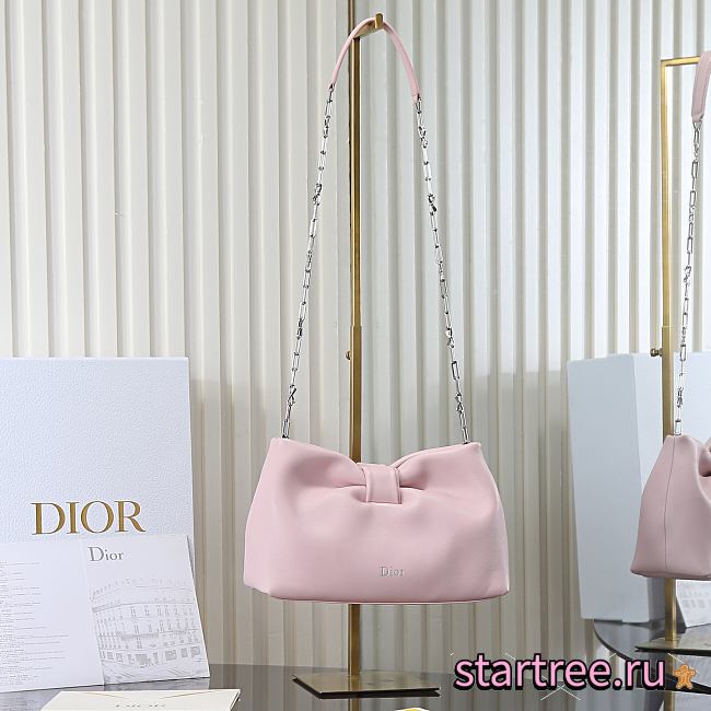 Christian Dior Small Dior Bow Bag Pink-26 x 16 x 10 cm - 1