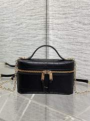 Dior Trianon Soft Vanity Mini Bag Black - 1