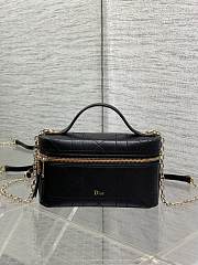 Dior Trianon Soft Vanity Mini Bag Black - 4
