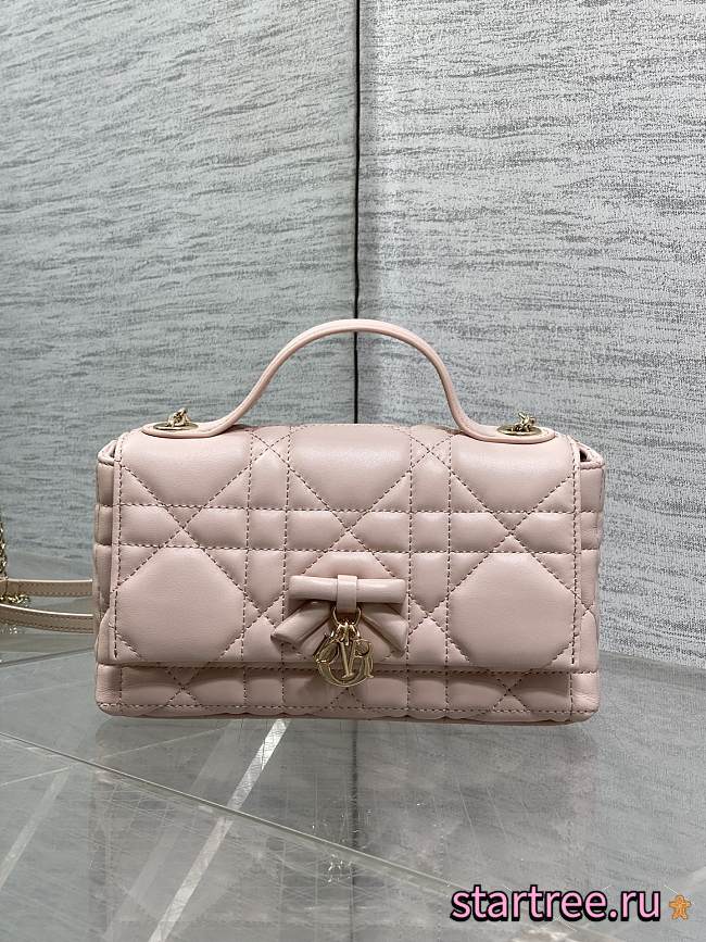 Dior My Tender Dior Top Handle Mini Bag Pink-21 x 11.5 x 7 cm - 1