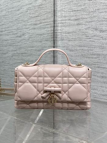 Dior My Tender Dior Top Handle Mini Bag Pink-21 x 11.5 x 7 cm