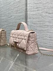 Dior My Tender Dior Top Handle Mini Bag Pink-21 x 11.5 x 7 cm - 3