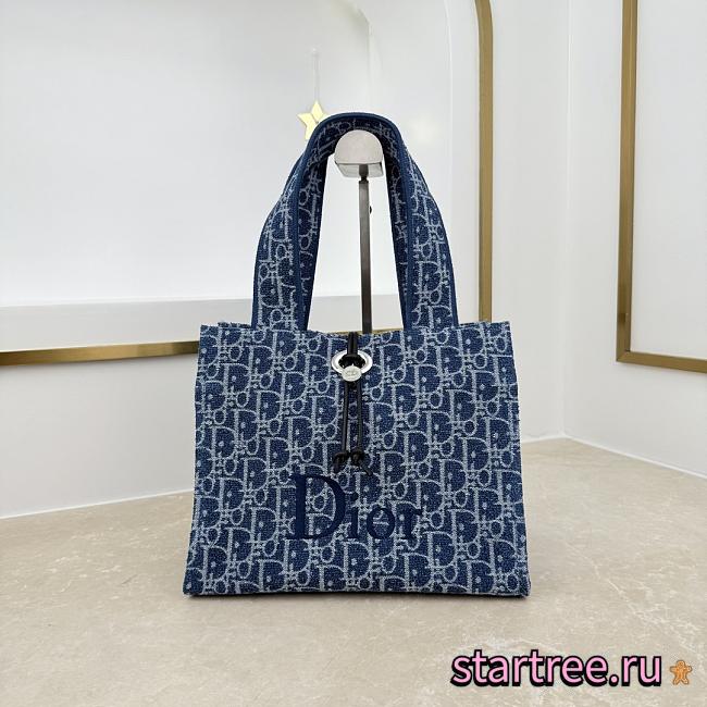 Dior Dioriviera Small Spongy Book Tote-25.5*17*21.5cm - 1