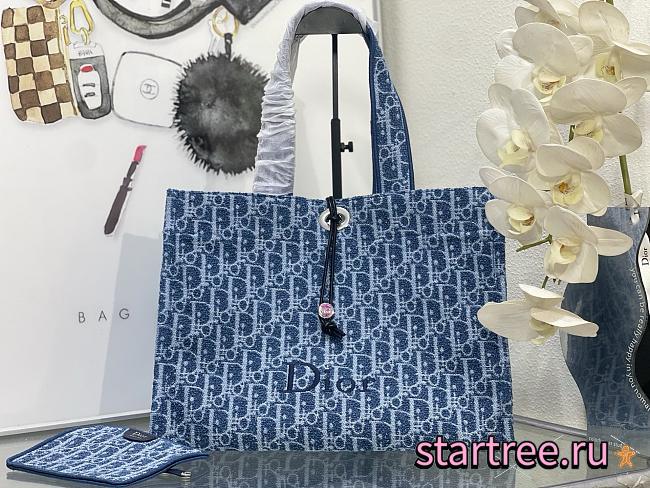 Dior Dioriviera Medium Spongy Book Tote-25.5*17*21.5cm - 1