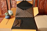 Louis Vuitton Mark Folder Monogram Reverse-3.5 x 26 x 32.5 cm - 2