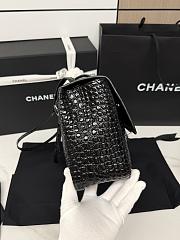 Chanel MaxiFlap Bag crocodile Black -32*19.5*10cm - 4