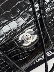Chanel MaxiFlap Bag crocodile Black -32*19.5*10cm - 2