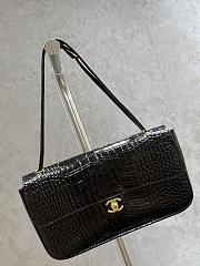 Chanel Medium Flap Bag crocodile Black -26*26*7cm - 5