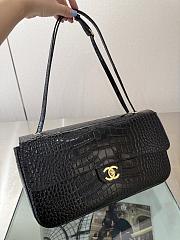 Chanel Medium Flap Bag crocodile Black -26*26*7cm - 4