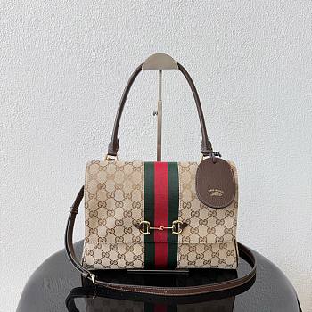 Gucci Paparazzo medium top handle bag-32 x24cm x13cm
