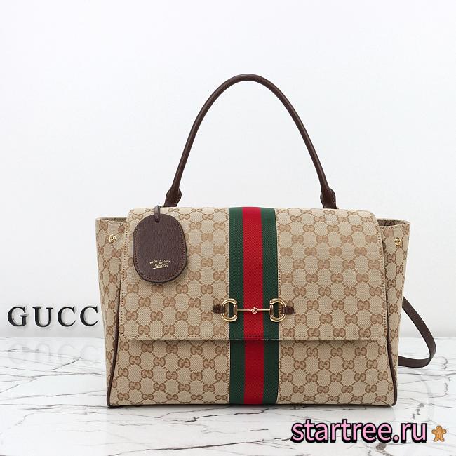 Gucci Paparazzo large top handle bag-37x29x17cm - 1