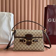 Gucci Horsebit Duomo small top handle bag-20x13.5x6cm - 1