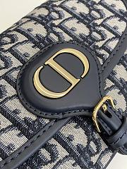 Dior Bobby East-West Blue Oblique Jacquard-21*12*5.1cm - 2