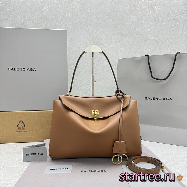 Balenciaga medium Rodeo Bag Brown-35cm - 1