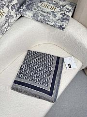 Dior Oblique Shawl Blue-140*140cm - 1