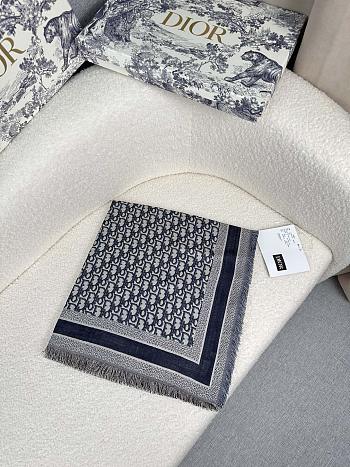 Dior Oblique Shawl Blue-140*140cm