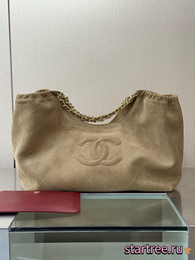 Chanel Suede Quilted Neo Cabas Tote Shopping bag-42*28*14cm - 1