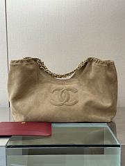 Chanel Suede Quilted Neo Cabas Tote Shopping bag-42*28*14cm - 1