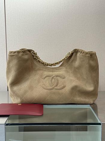 Chanel Suede Quilted Neo Cabas Tote Shopping bag-42*28*14cm