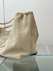 Chanel Suede Quilted Neo Cabas Tote Shopping bag-42*28*14cm - 5