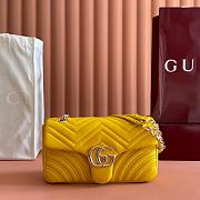 Gucci GG Marmont Medium shoulder bag Yellow-26cm - 1